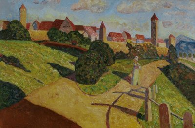 Old City by Wassily Kandinsky